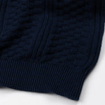 Austen Navy Blue Cotton Polo T-Shirt - John Ellies