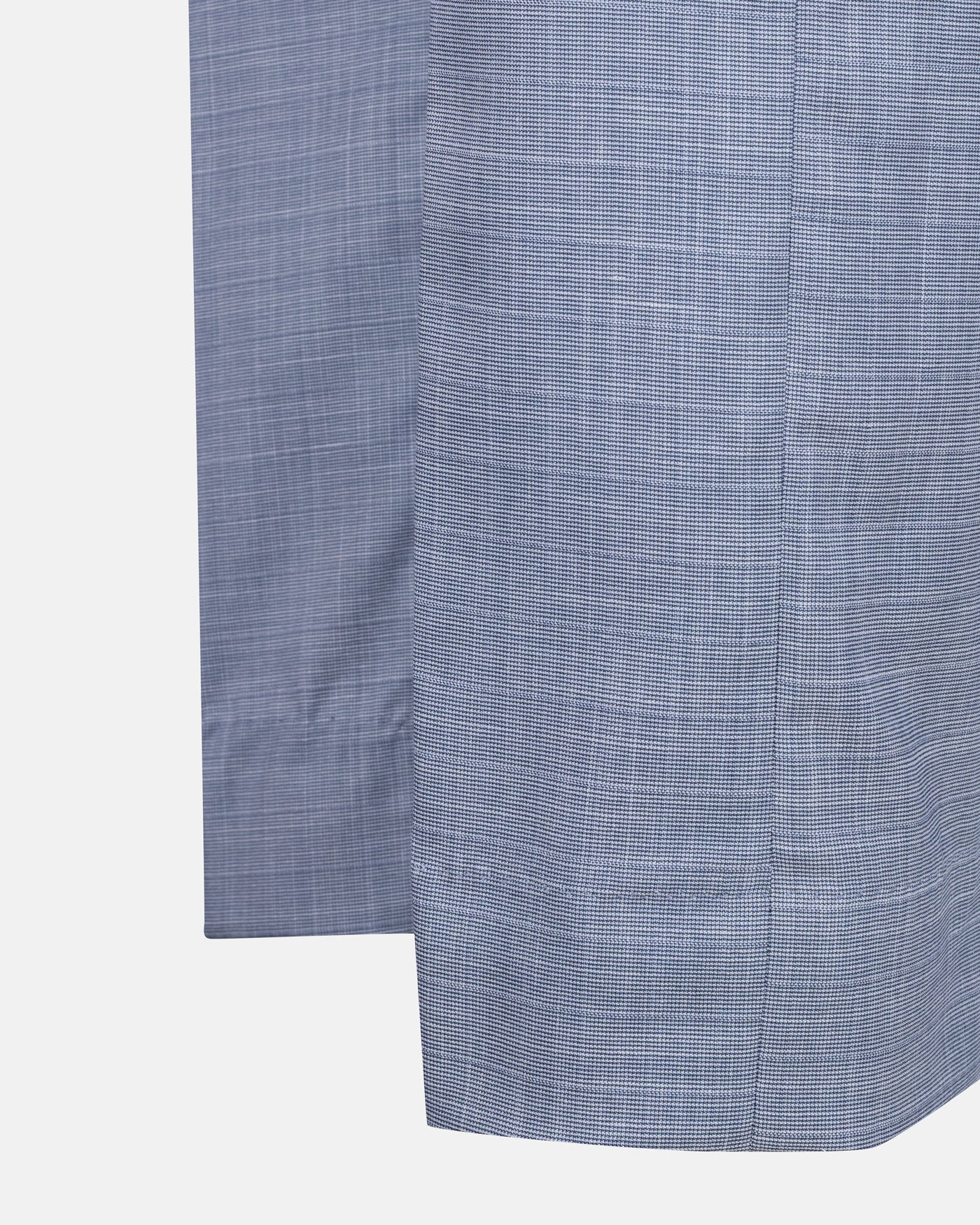 Dranix Sky Blue Checked Cotton Pant - John Ellies