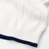 Alberan White Cotton Polo T-Shirt - John Ellies