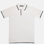 Alberan White Cotton Polo T-Shirt - John Ellies