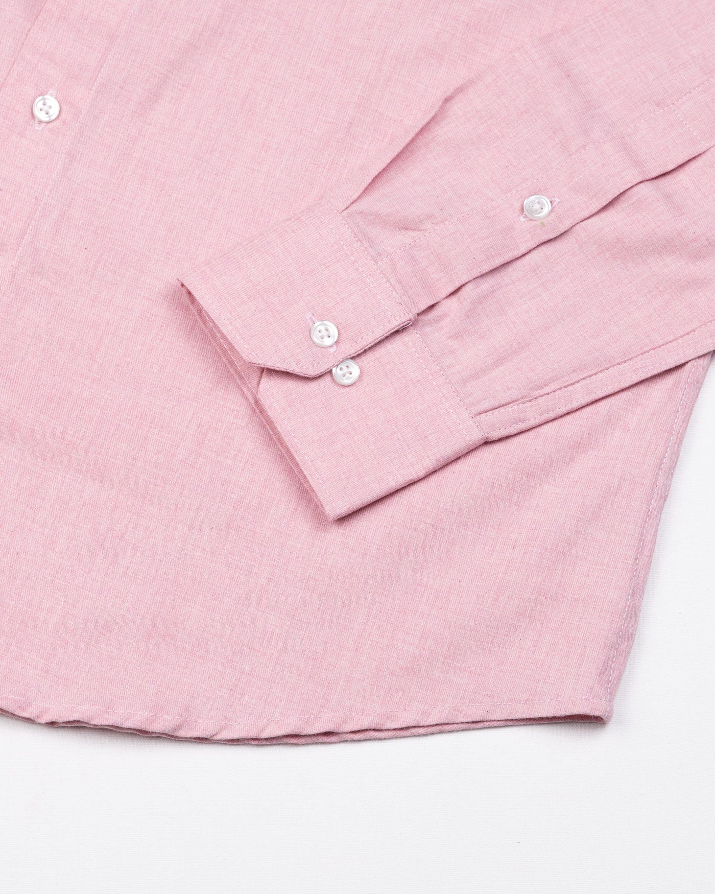 Classiccontour Froly Pink Plain Linen Button Down Shirt - John Ellies