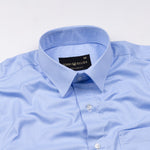 Hadly Blue Houndstooth Shirt - John Ellies