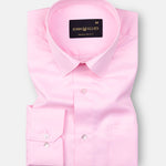 Alykaso Pink Wrinkle Free Cotton Shirt - John Ellies