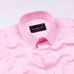 Alykaso Pink Wrinkle Free Cotton Shirt - John Ellies