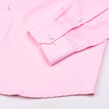 Alykaso Pink Wrinkle Free Cotton Shirt - John Ellies