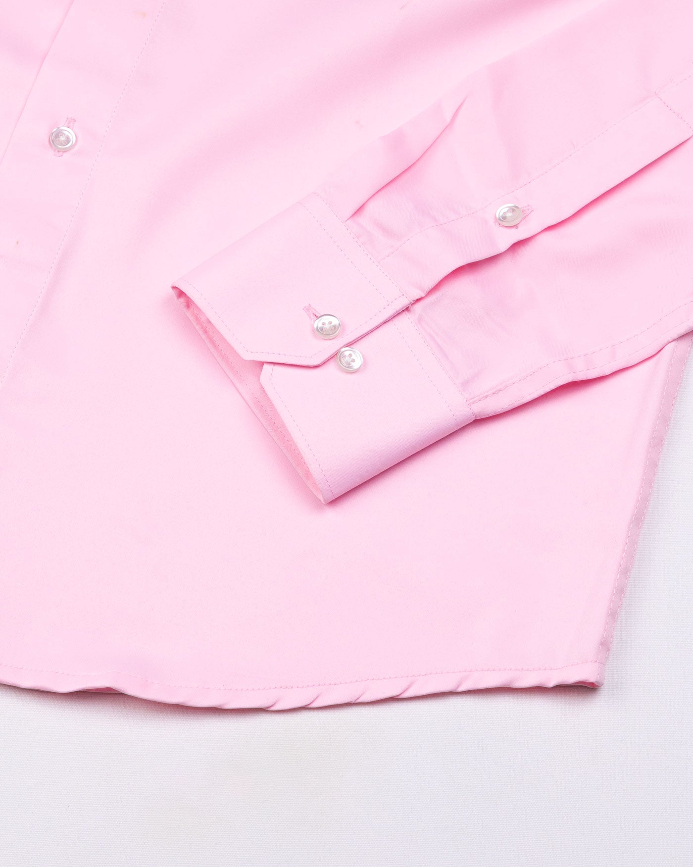 Alykaso Pink Wrinkle Free Cotton Shirt - John Ellies