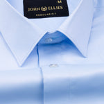 Alykaso Sky Wrinkle Free Cotton Shirt - John Ellies