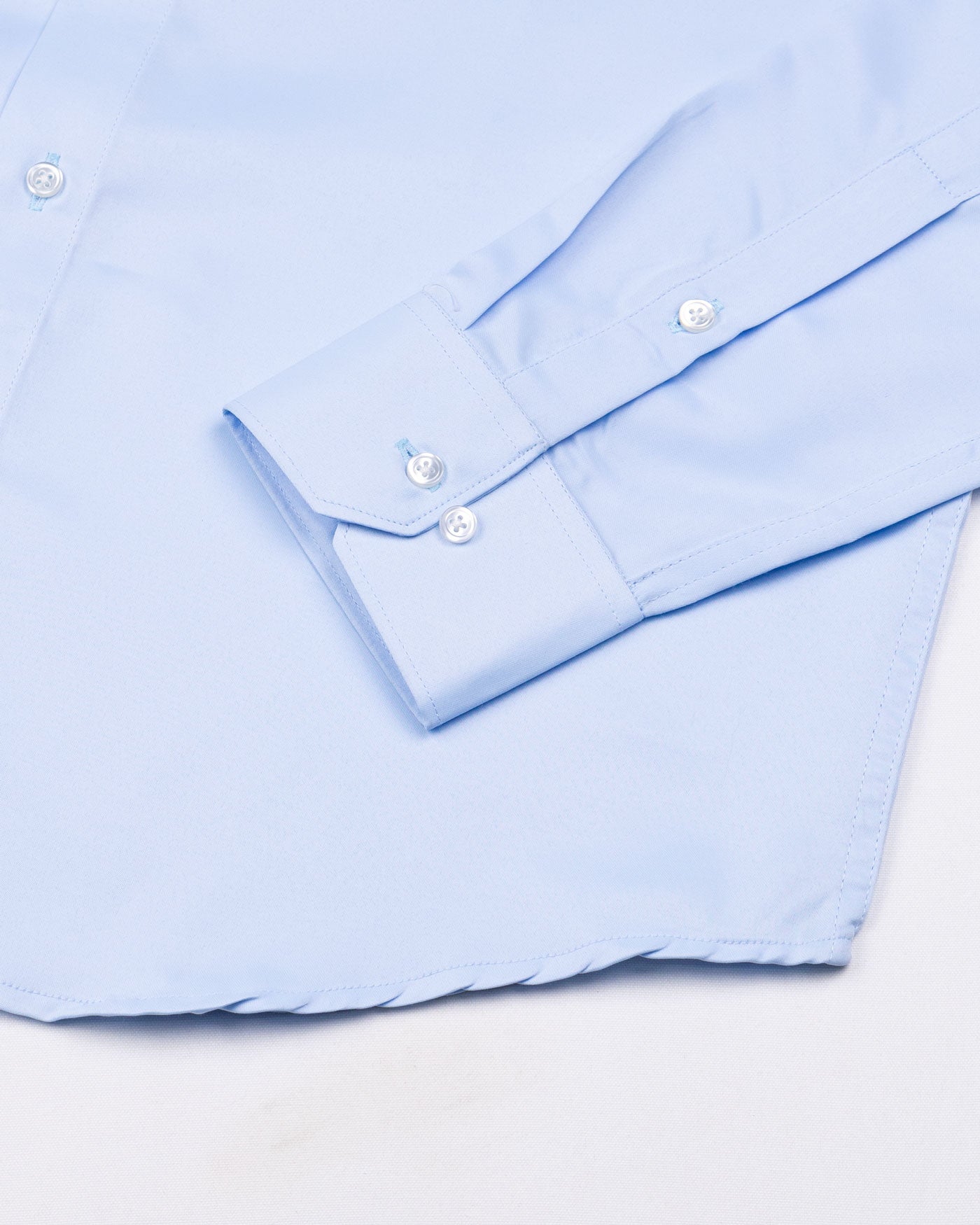 Alykaso Sky Wrinkle Free Cotton Shirt - John Ellies