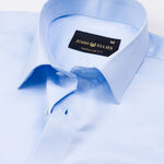 Alykaso Sky Wrinkle Free Cotton Shirt - John Ellies