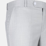Dranix Silver Checked Cotton Pant - John Ellies