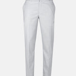 Dranix Silver Checked Cotton Pant - John Ellies