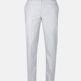 Dranix Silver Checked Cotton Pant - John Ellies