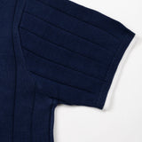 Alberan Navy Blue Cotton Polo T-Shirt - John Ellies