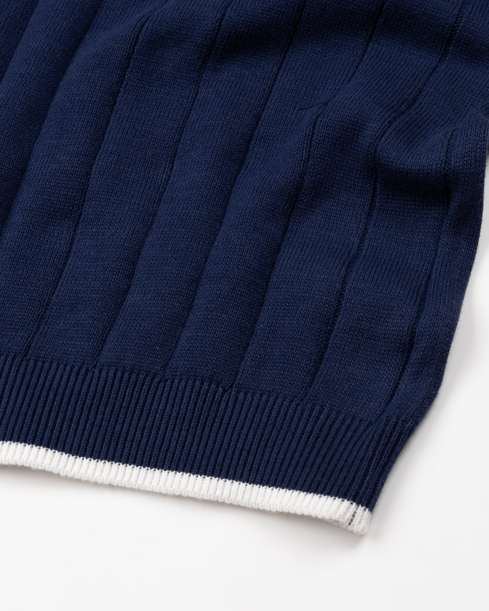 Alberan Navy Blue Cotton Polo T-Shirt - John Ellies
