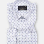 Artistryaegis White Cotton Printed Shirt - John Ellies