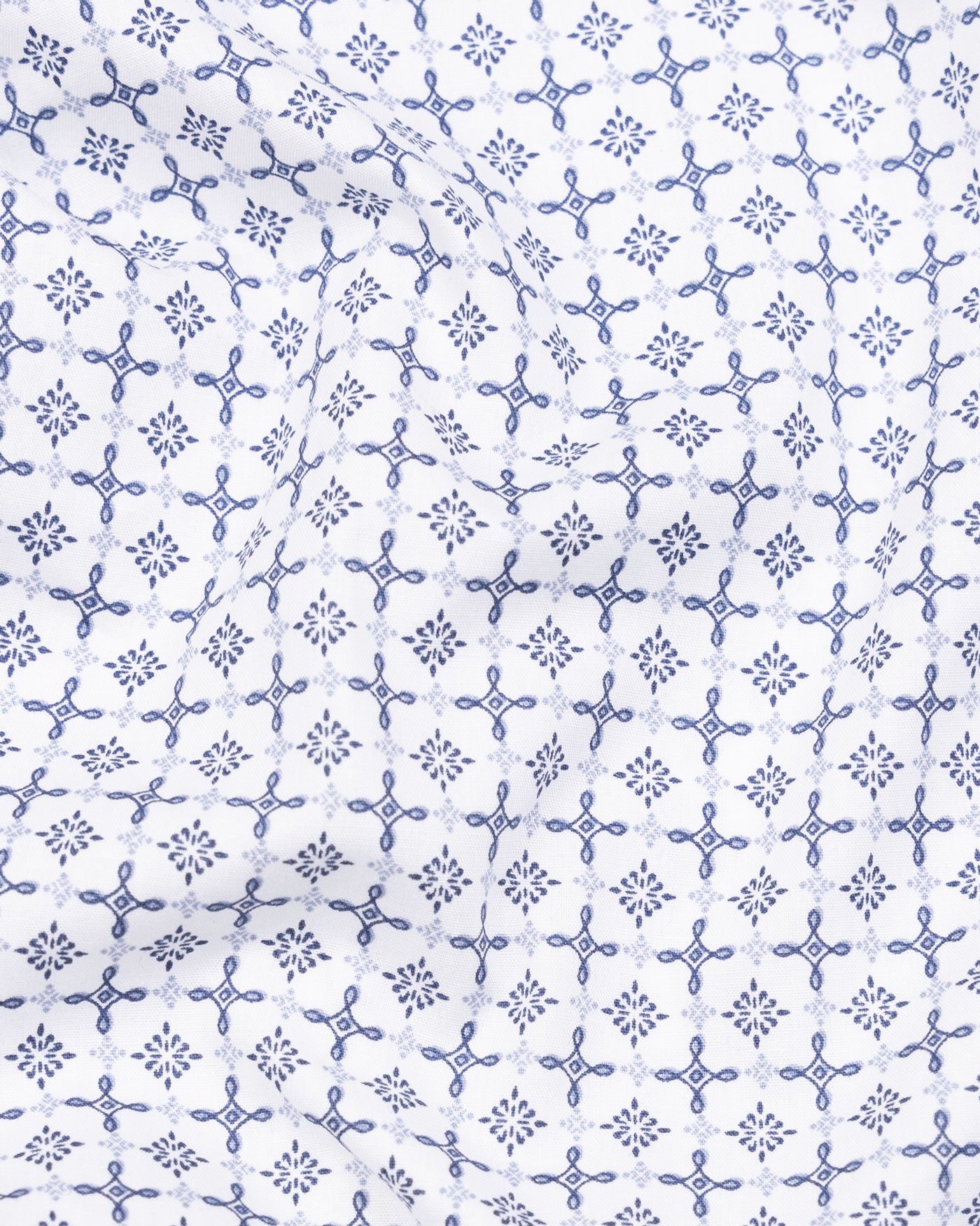 Artistryaegis White Cotton Printed Shirt - John Ellies