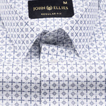 Artistryaegis White Cotton Printed Shirt - John Ellies