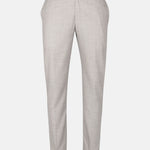 Dranix Cream Checked Cotton Pant - John Ellies
