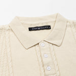 Alberan Cream Cotton Polo T-Shirt - John Ellies