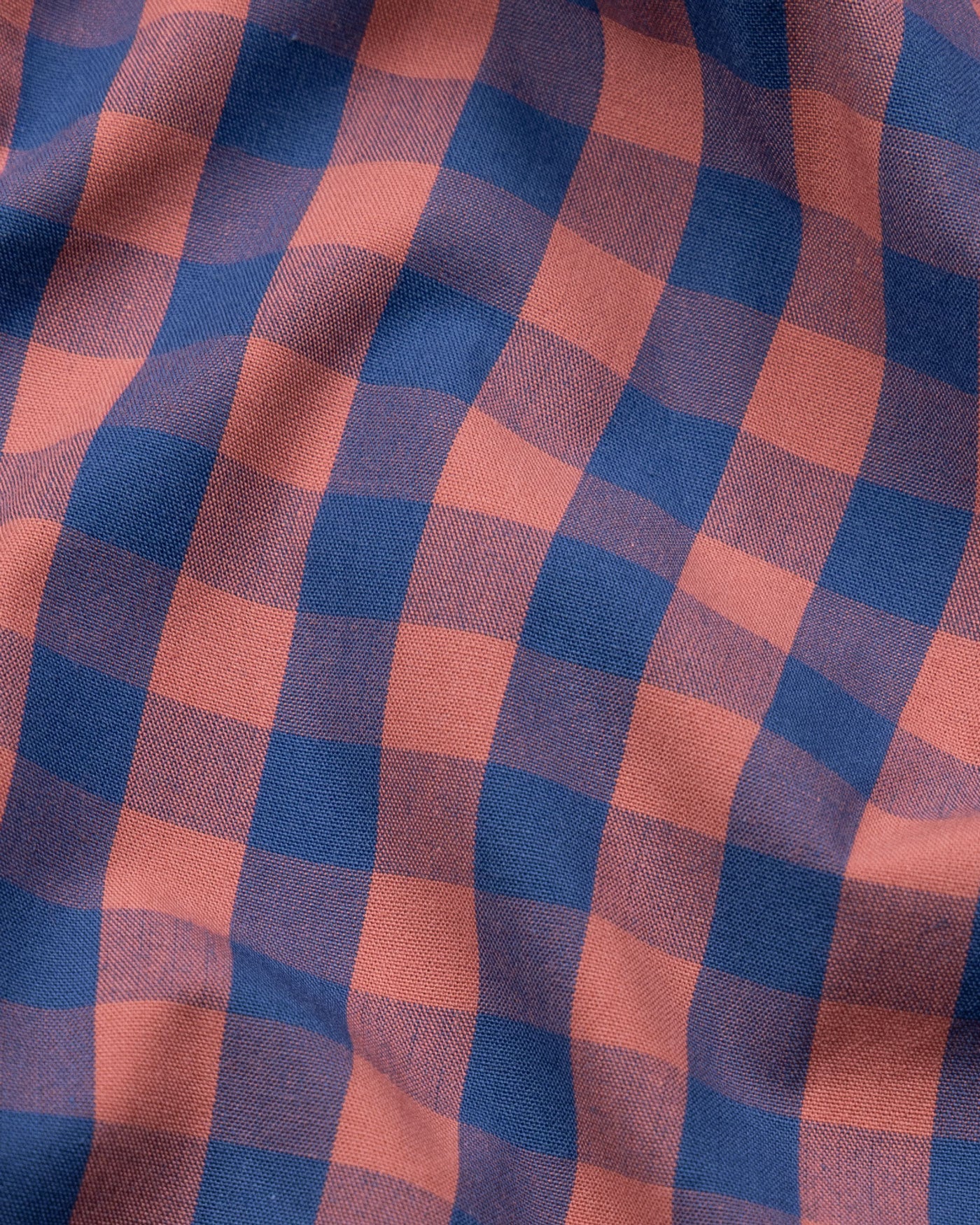 Essen Ruddy Pink and Blue Cotton Check Shirt - John Ellies