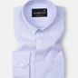 Siento Felix Blue Single Stripe Oxford Cotton Shirt - John Ellies