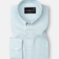 Siento Felix Greenish Single Stripe Oxford Cotton Shirt - John Ellies