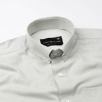 Siento Felix Olive Single Stripe Oxford Cotton Shirt - John Ellies