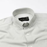 Siento Felix Olive Single Stripe Oxford Cotton Shirt - John Ellies