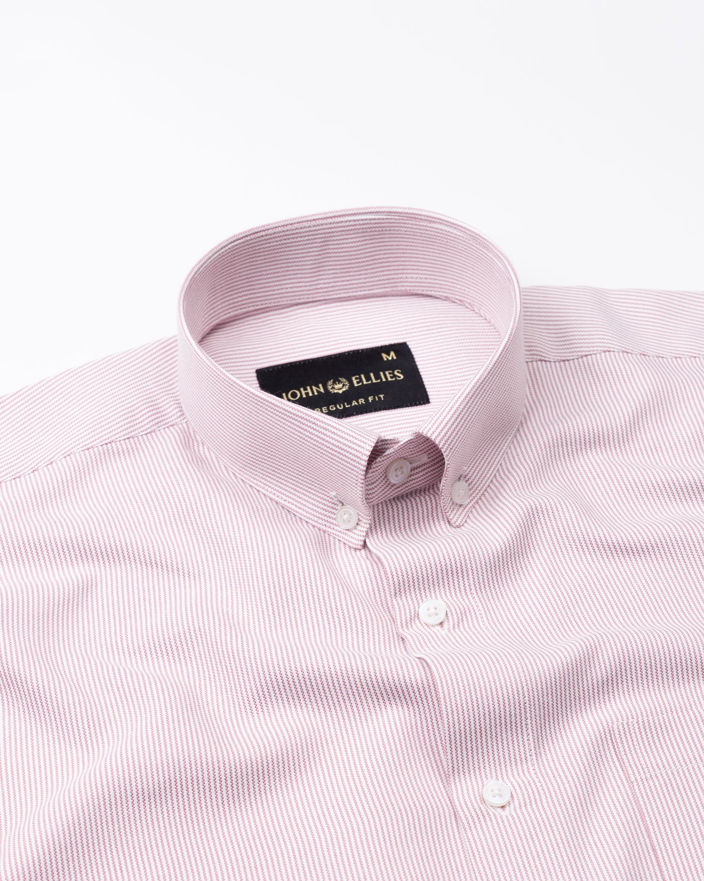 Siento Felix Pink Single Stripe Oxford Cotton Shirt - John Ellies