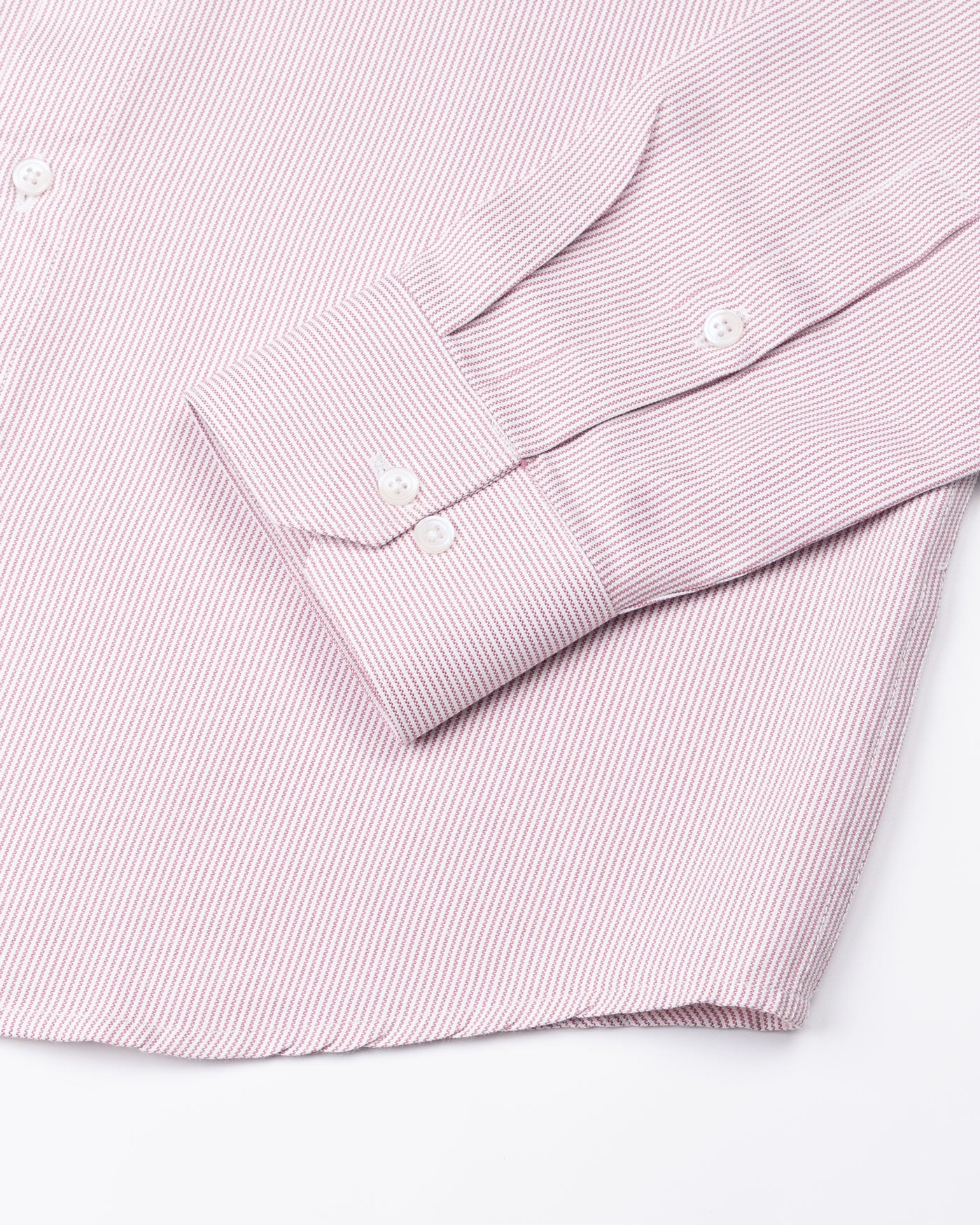 Siento Felix Pink Single Stripe Oxford Cotton Shirt - John Ellies