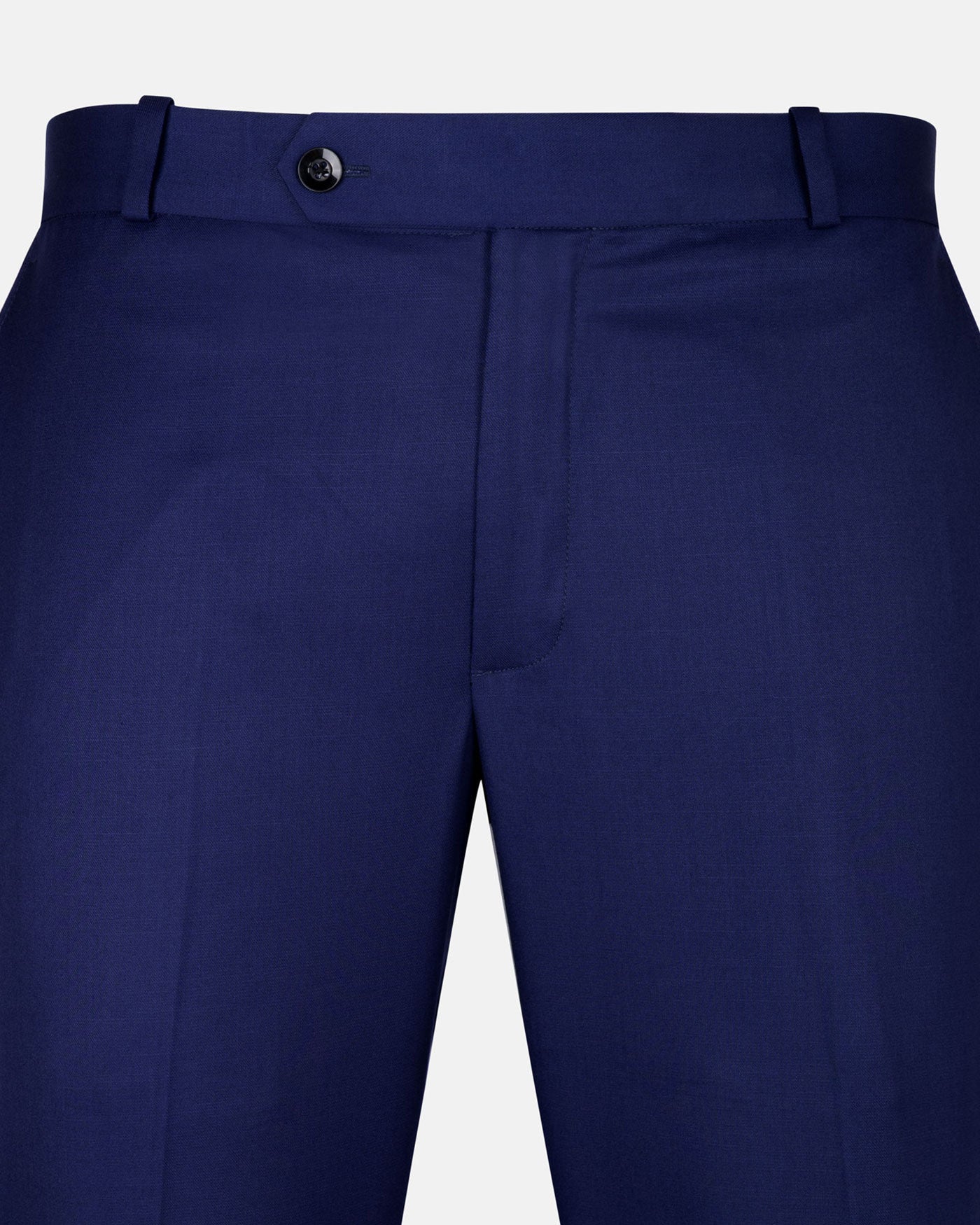 Zernol Blue Formal Cotton Stretchable Pant - John Ellies