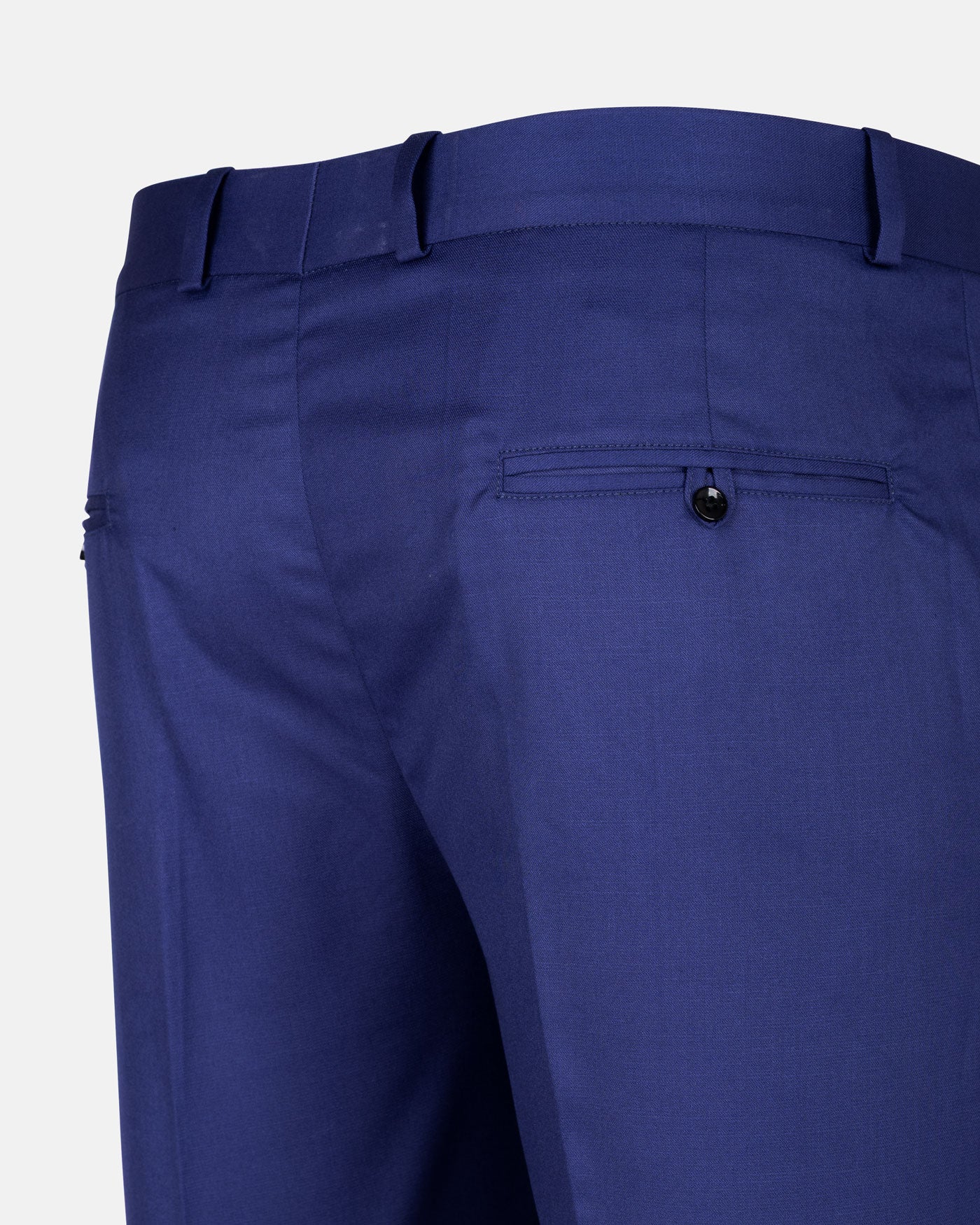 Zernol Blue Formal Cotton Stretchable Pant - John Ellies