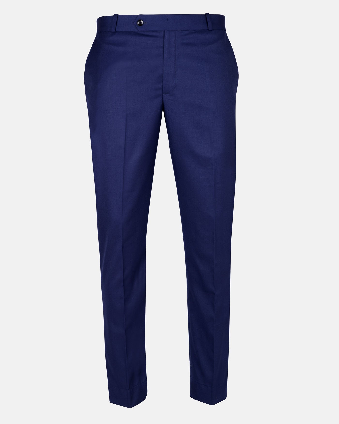 Zernol Blue Formal Cotton Stretchable Pant - John Ellies