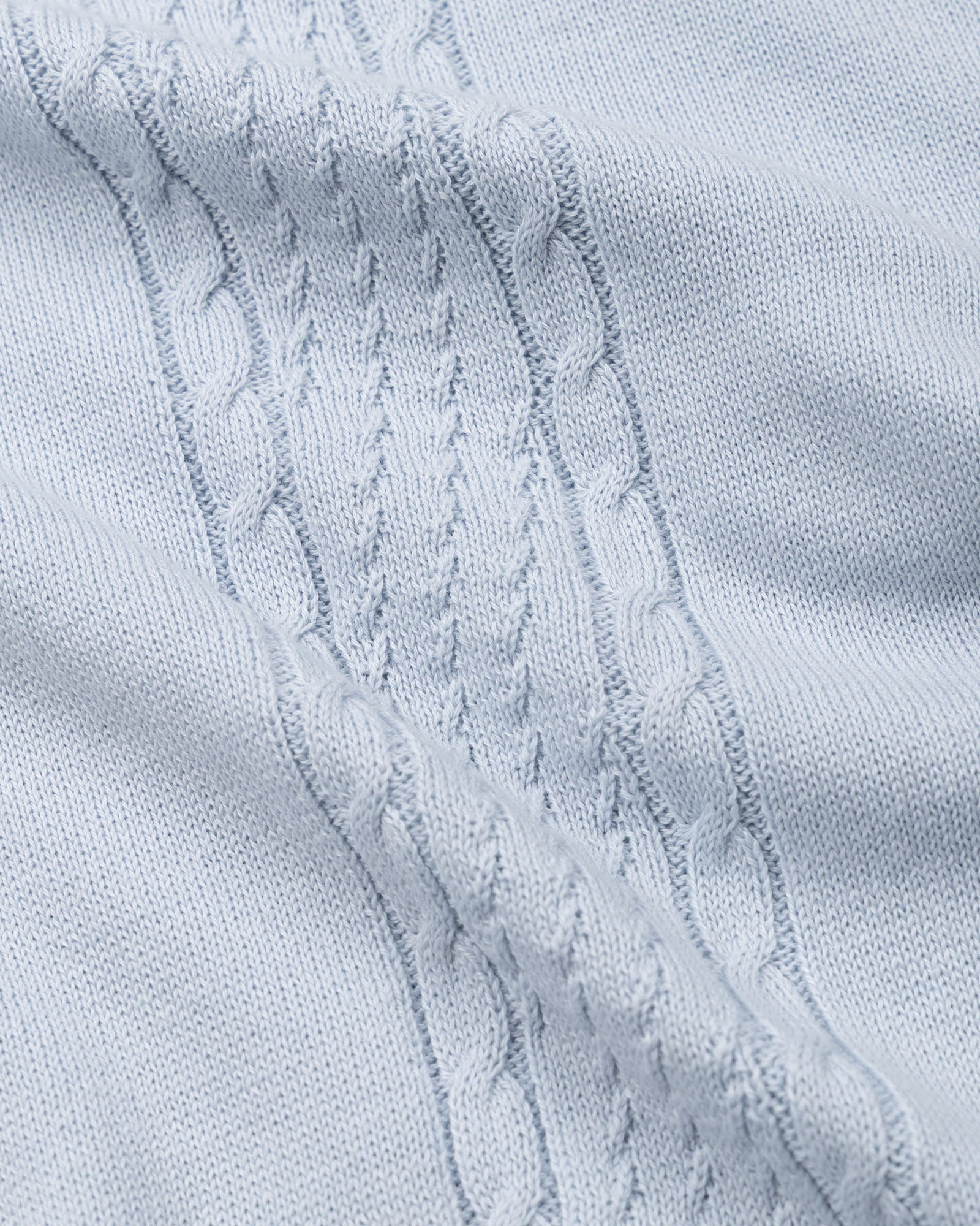 Alberan Sky Blue Cotton Polo T-Shirt - John Ellies