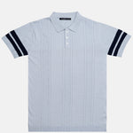 Alberan Sky Blue Cotton Polo T-Shirt - John Ellies