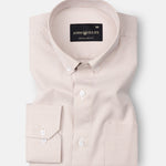 Siento Felix Orange Single Stripe Oxford Cotton Shirt - John Ellies