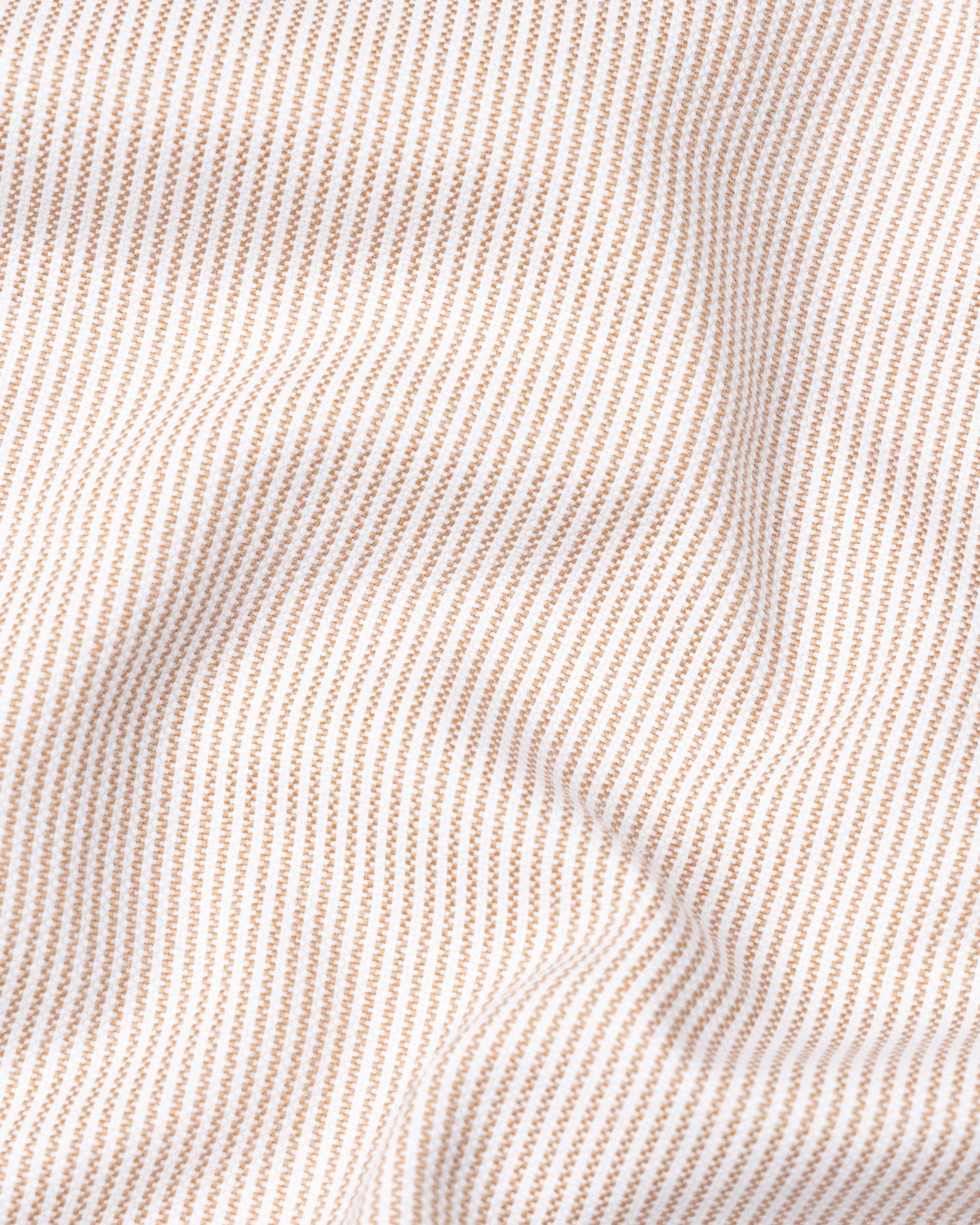 Siento Felix Orange Single Stripe Oxford Cotton Shirt - John Ellies