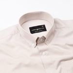 Siento Felix Orange Single Stripe Oxford Cotton Shirt - John Ellies