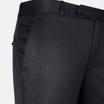 Zernol Black Formal Cotton Stretchable Pant - John Ellies