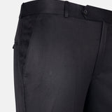 Zernol Black Formal Cotton Stretchable Pant - John Ellies