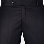 Zernol Black Formal Cotton Stretchable Pant - John Ellies