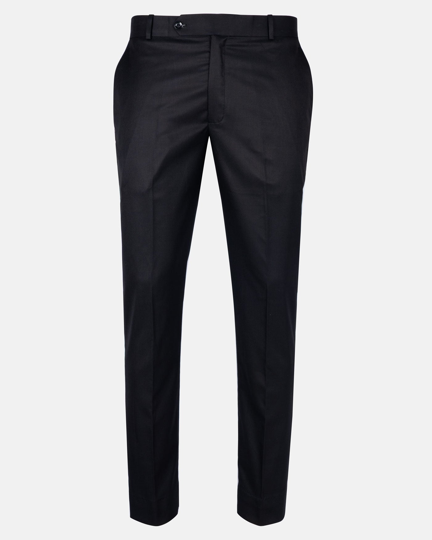 Zernol Black Formal Cotton Stretchable Pant - John Ellies