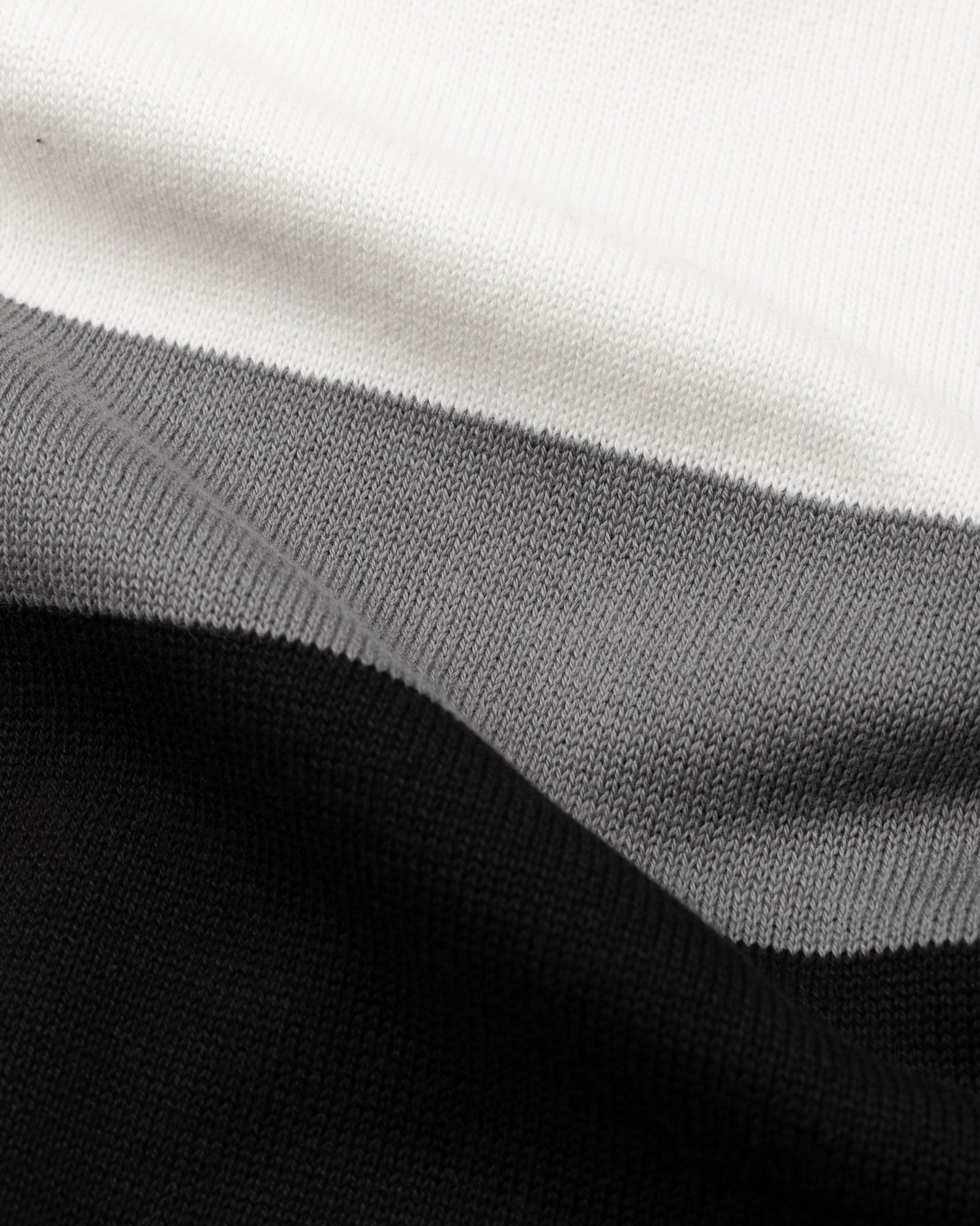 Alberan Black With Grey Cotton Polo T-Shirt - John Ellies