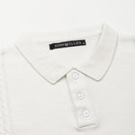 Alberan Black With Grey Cotton Polo T-Shirt - John Ellies