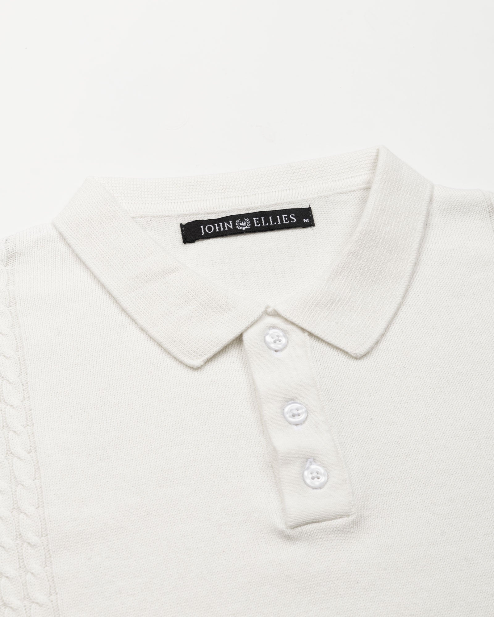 Alberan Black With Grey Cotton Polo T-Shirt - John Ellies