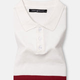 Alberan Navy With Red Cotton Polo T-Shirt - John Ellies