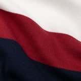 Alberan Navy With Red Cotton Polo T-Shirt - John Ellies