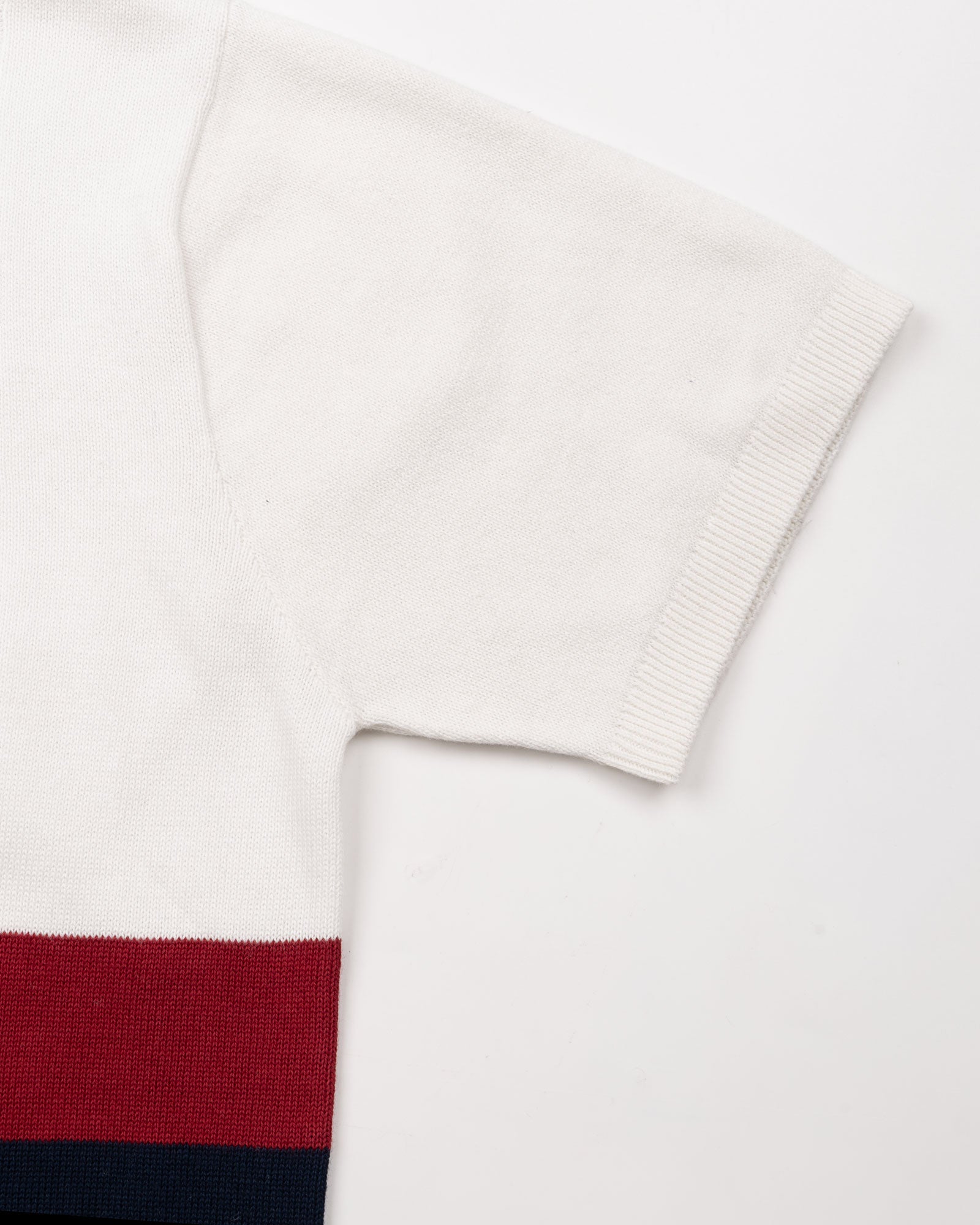 Alberan Navy With Red Cotton Polo T-Shirt - John Ellies