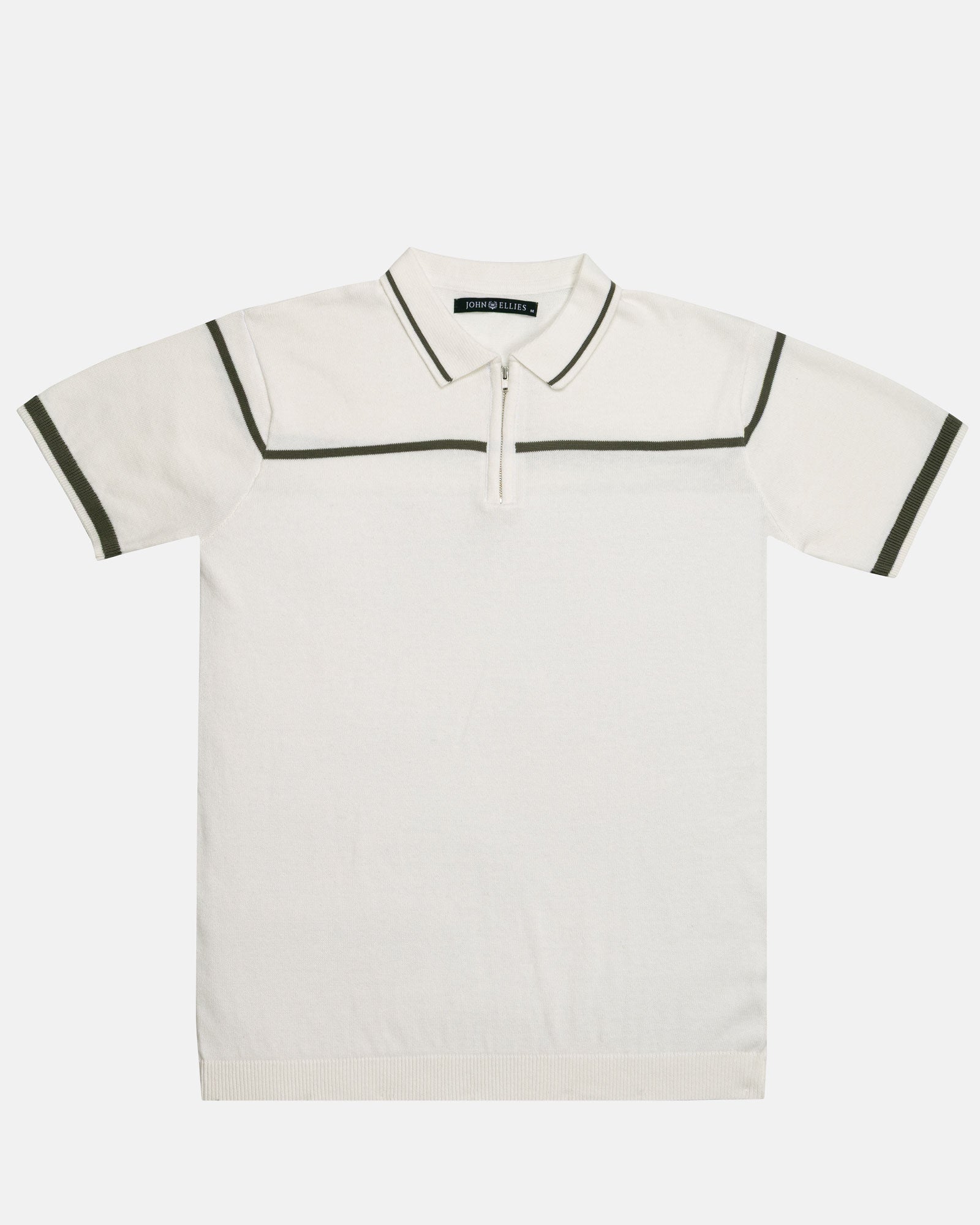 Sarrix Green Cotton Polo T-Shirt - John Ellies