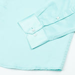 Montor Cruise Teal Premium Satin Men's Shirt - John Ellies